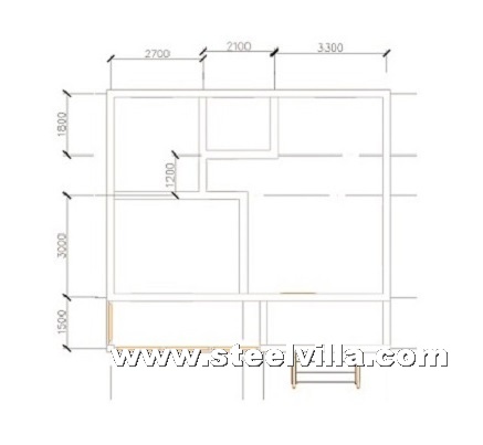 一层新农村房 （60.75sq.m-653.91sq.ft）