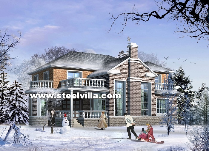 American Style Villa (2floor-370.62sq.m- 3989.32sq.ft)