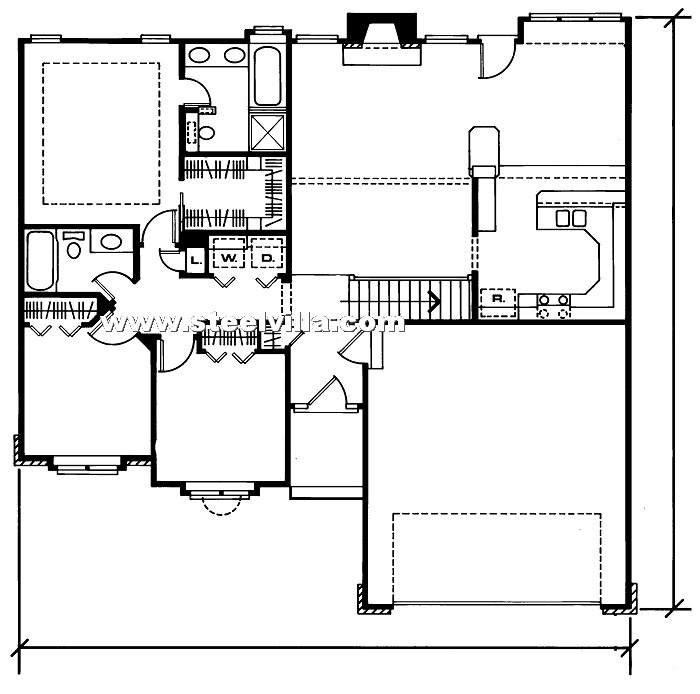 one floor prefab house